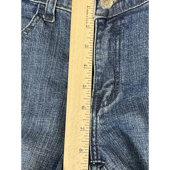 Levi's Red Tab Jeans Adult 31 Blue Straight Leg Low Rise Logo Womens - Picture 4 of 11